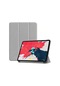 Mutcase - İpad Uyumlu İpad Pro 11 2020 2.nesil - Kılıf Smart Cover Stand Olabilen 1-1 Uyumlu Tablet Kılıfı - Gri