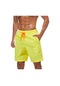 Tacvasen Erkek Spor Şort - Plaj, Yüzme Ve Sörf İçin Rahat Elastik Bel Jogger Sweatshortserkek Yellow