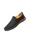 Ikkb Yaz Modası Rahat Yumuşak Deri Erkek Makosen Ayakkabı 2508 Siyah