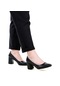 Vojo B0101 Klasik Kadın Kalın Topuklu Ayakkabı 267800001404 01 Siyah