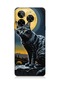 General Mobile Era 50 Uyumlu Ay Ve Kedi Desenli Silikon Kılıf Çok Renkli