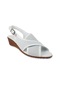 Mammamia 1475 24ys Kadın Günlük Sandalet - Beyaz-beyaz