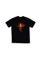 Erkek Siyah Trivium Baskılı T-shirt SIYAH