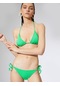 Koton Üçgen Bikini Üstü Dokulu Boyundan Bağlamalı Kaplı Yeşil 3sak10149bm 3SAK10149BM800