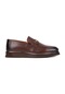 Shoetyle - Kahverengi Deri Bağcıksız Erkek Günlük Ayakkabı 250-3017-981-kahverengi