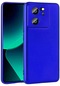 Kilifone - Xiaomi Uyumlu Mi 13t Pro - Kılıf Mat Renkli Esnek Premier Silikon Kapak - Saks Mavi