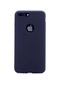 Kilifone - İphone Uyumlu İphone 8 - Kılıf Mat Renkli Esnek Premier Silikon Kapak - Siyah