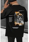 Unisex The Dream Baskılı Tasarım Tshirt Siyah