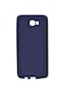 Tecno - Samsung Galaxy Uyumlu J7 Prime / J7 Prime Iı - Kılıf Mat Renkli Esnek Premier Silikon Kapak - Lacivert