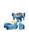 Mini Savaşçı Oyuncak Dönüşüm Robot Araba Çocuk Oyuncak-mavi