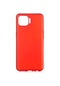 Kilifone - Oppo Uyumlu Reno 4 Lite - Kılıf Mat Renkli Esnek Premier Silikon Kapak - Kırmızı