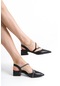 Elit Mst555c Kadın Topuklu Ayakkabı Siyah-siyah