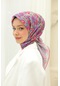 Silk Home Soft Eşarp 73078-05 Pembe, Yeşil, Morcivert, Pudra