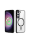 Mutcase - Samsung Uyumlu Galaxy S23 - Kılıf Kablosuz Şarj Destekli Ege Silikon Kapak - Siyah