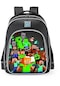 Harborstore Minecraft Temalı Öğrenci Büyük Kapasiteli Okul Çantası - Renkli - Büyük Boy - Wr0611116