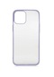 Noktaks - iPhone Uyumlu 12 Pro Max - Kılıf Arkası Buzlu İnce Mess Kapak - Mor