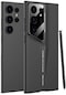 Mutcase - Samsung Uyumlu Galaxy S23 Ultra - Kılıf Ultra İnce Kameralı Korumalı Sert Rubber Procase Kapak - Siyah