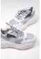 Luvishoes 65134 Beyaz Simli Kadın Spor Ayakkabı