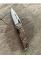 Dmr 4116 Klipsli Cep Çakısı Kamp Çakısı Avcı Kampçı Bıçagı Cep Bıçak 19cm Kahverengi