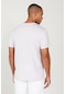 Erkek Lıla Slim Fit Dar Kesim %100 Pamuk Bisiklet Yaka Kısa Kollu Tişört Lila