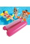 Cbtx Global Katlanabilir Çift Amaçlı Arkalıklı Fileli Float Hamak, Ebat: 130x73cm Pembe Çok Renkli