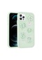 Kilifone - İphone Uyumlu İphone 13 Pro Max - Kılıf Kabartma Figürlü Parlak Toys Silikon Kapak - Açık Yeşil