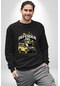 Land Rover Defender Kamp Unisex Siyah Sweatshirt Siyah