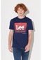 Lee Bisiklet Yaka Erkek T-shirt W7nm203877w72-navy