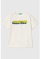 Benetton Erkek Bebek Tişört Beyaz