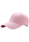 Bba Düz Renk Beyzbol Şapkası Vizör Karartma İşlemeli Beyzbol Şapkası Pembe