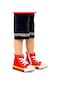 Kiko Kids Tinna Bağcıklı Erkek Bebek Boğazlı Keten Spor Ayakkabı Kırmızı