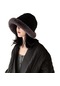 Hyt-rüzgar Ve Soğuğa Dayanıklı Kışlık Şapka, Balıkçı Şapkası, Kalınlaştırılmış Peluş Havza Şapkası, Çok Yönlü-açık Pembe - Siyah