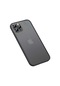 Noktaks - iPhone Uyumlu 13 Pro Max - Kılıf Arkası Mat Kenarları Renkli Sert Retro Kapak - Siyah