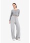 DeFacto Coool Slim Fit Dar Kesim Bisiklet Yaka Triko Kazak E7513AX25SPGR394 Gri