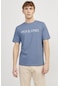 Jack & Jones Erkek T Shirt 12256971 Mavi