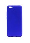 Tecno - Vestel E3 - Kılıf Mat Renkli Esnek Premier Silikon Kapak - Saks Mavi
