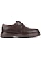 Shoetyle - Kahverengi Deri Bağcıklı Erkek Klasik Ayakkabı 250-2013-777-kahverengi