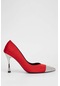 Tamer Tanca Kadın Tekstil Kırmızı Topuklu Ayakkabı 932 1546 Bn Ayk Sk23/24 Kırmızı Saten