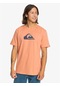 Quiksilver Comp Logo Erkek Turuncu Yuvarlak Yaka Tişört EQYZT07658-MJR0 Turuncu