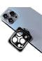 Noktaks - İphone Uyumlu İphone 11 Pro Max - Kamera Lens Koruyucu Cl-09 - Koyu Gri