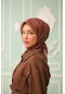 Silk Home Soft Eşarp 73074-12 Vizon, Kiremit, Bordo, Sütlü Kahve