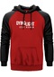 Dying Light Logo Kırmızı Renk Reglan Kol Sweatshirt