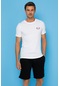Jack & Jones Jcowalk Tee Ss Crew Neck Beyaz Erkek Kısa Kol T-Shirt 000000000101112141