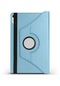 Noktaks - Lenovo Uyumlu Tab P11 11.5 2.nesil Tb350uf - Kılıf 360 Dönebilen Stand Olabilen Koruyucu Tablet Kılıfı - Mavi