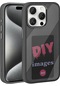 Noktaks - İphone 15 Pro Max Uyumlu - Kılıf Ekranı Yansıtan Akıllı Nfc Kapak - Siyah