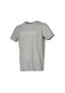 Hummel 911614-2006 Hmlt-te Callum Cotton Erkek T-shirt Grey Melange 24yw61000065 W610014