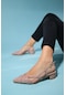 Steve Gül Kurusu Rugan Kadın Topuklu Sandalet