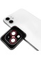 iPhone Uyumlu 14 Lens Koruma Taşlı Parlak Renkli Kamera Koruyucu Cl-08 Takma Aparatıyla Koruma - Kirmizi