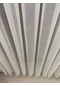İncilife Home Modern Dokulu Petekli 1/3 Sık Pileli Tül Perde Ekru Renk Ekru