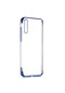 Kilifone - Huawei Uyumlu P Smart S / Y8p Aqm-lx1 - Kılıf Dört Köşesi Renkli Arkası Şefaf Lazer Silikon Kapak - Mavi